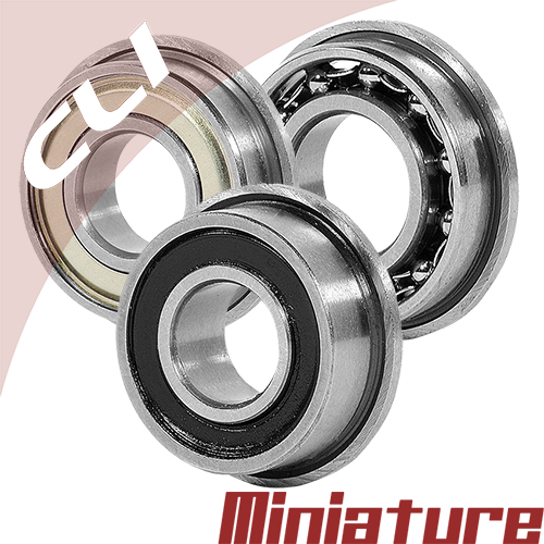 Original miniature bearings flanged chrome 402