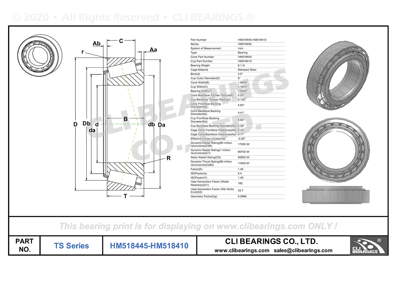 Original hm518445 hm518410 tapered roller bearing ts taperedsingle imperial nw